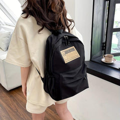 Fashionable Preppy Double Shoulder Bag for School Office