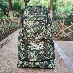 Men's Camo Outdoor Travel Backpack Large Capacity