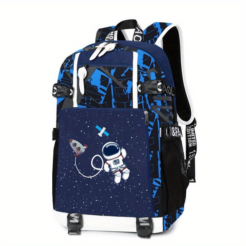 Glow In The Dark Backpack Lightweight Spine Protection Students Schoolbag