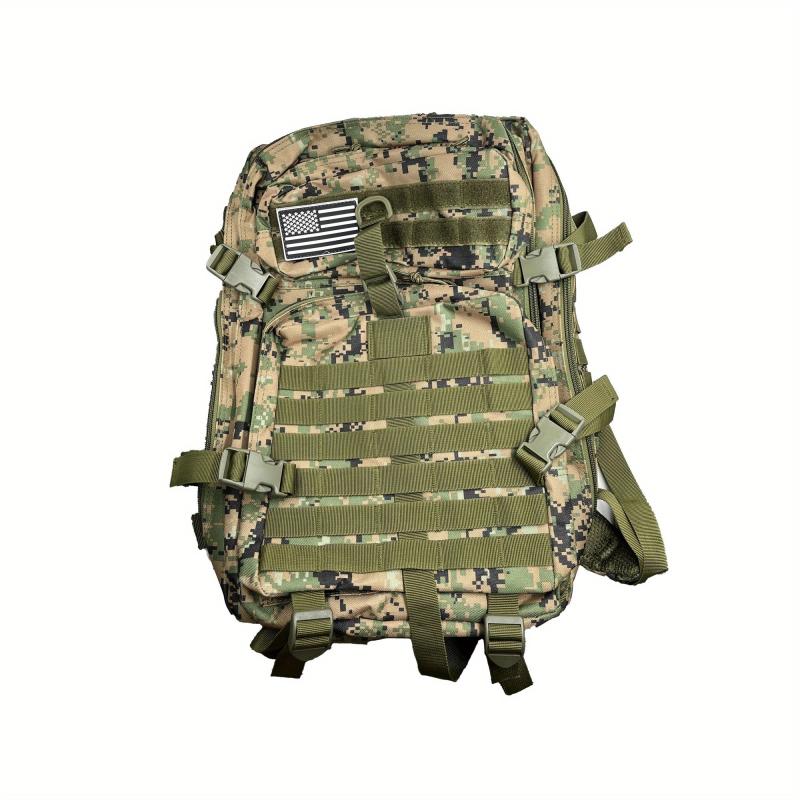 Men's Waterproof Nylon Tactical Backpack for Hiking & Camping