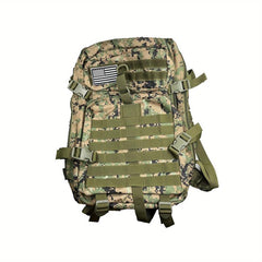 Men's Waterproof Nylon Tactical Backpack for Hiking & Camping