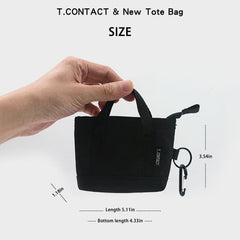 Men's Casual Mini Coin Purse Small Zip Clutch Bag