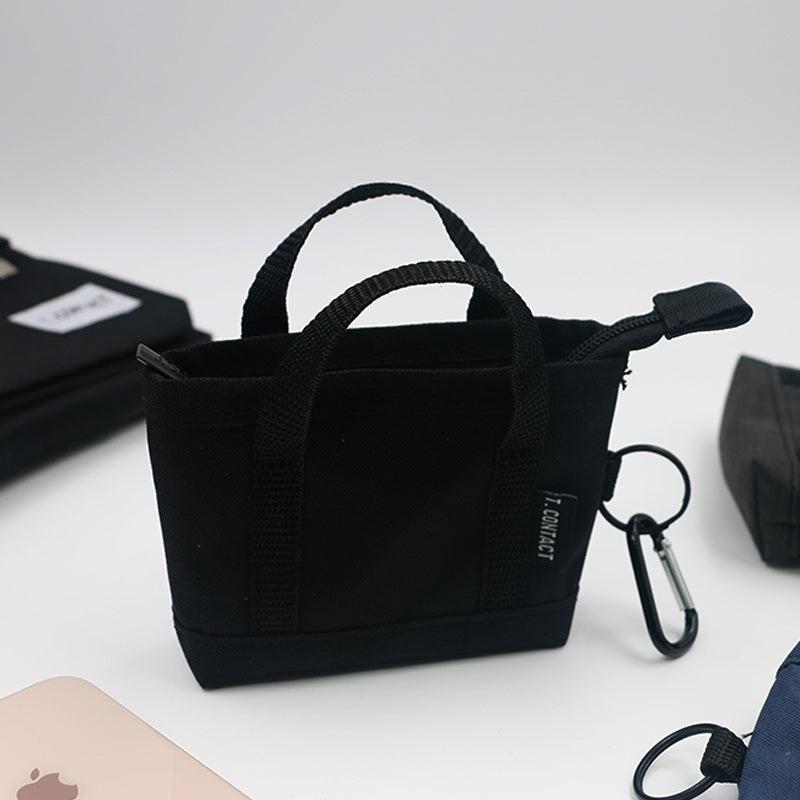 Men's Casual Mini Coin Purse Small Zip Clutch Bag