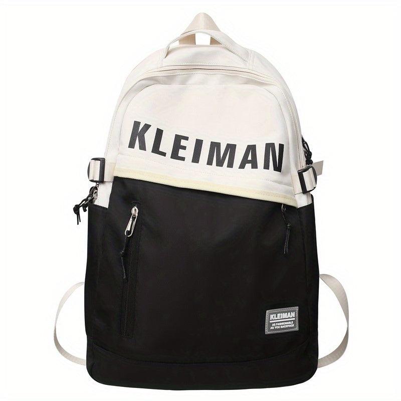 Casual Letter Print School Bag Large Capacity Backpack