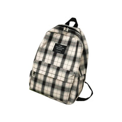 College Style Canvas School Backpack