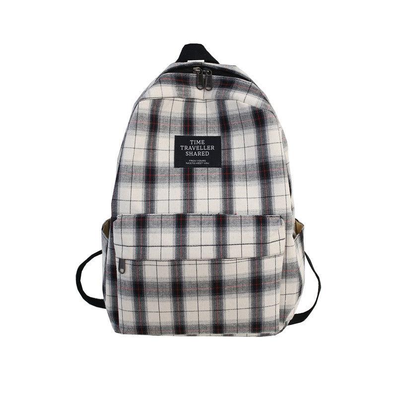 College Style Canvas School Backpack