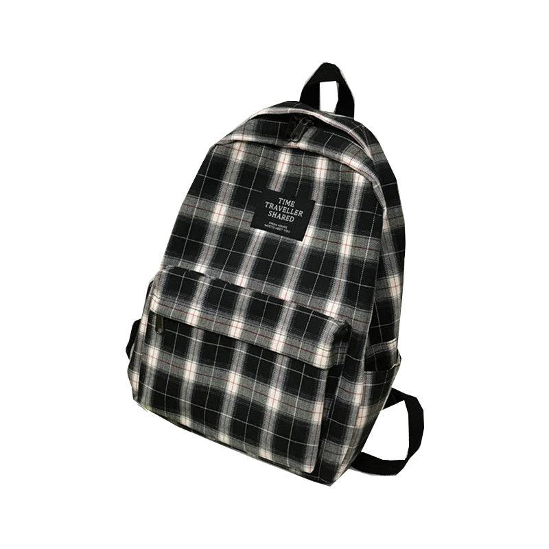 College Style Canvas School Backpack