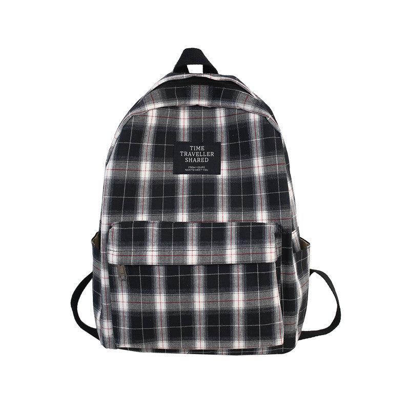 College Style Canvas School Backpack