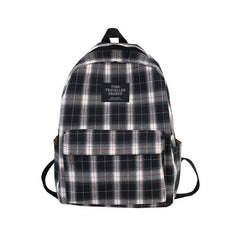 College Style Canvas School Backpack