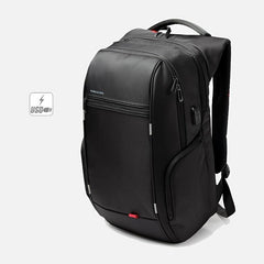 USB Charging Business Backpack Waterproof Large Capacity Middle School Bag