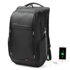 USB Charging Business Backpack Waterproof Large Capacity Middle School Bag