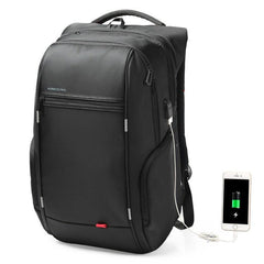USB Charging Business Backpack Waterproof Large Capacity Middle School Bag