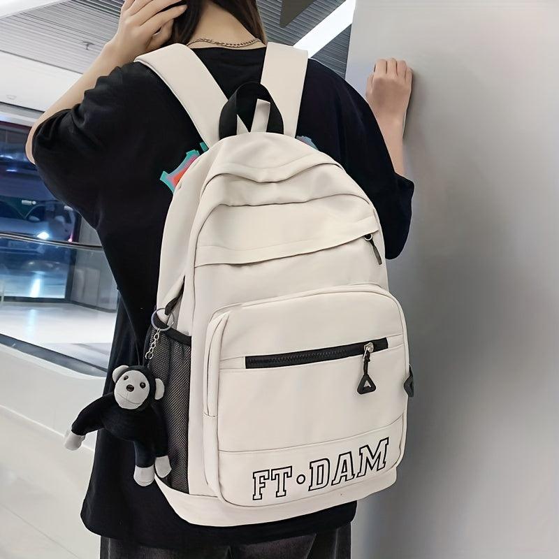 Casual Minimalist Backpack School Bag Large Capacity