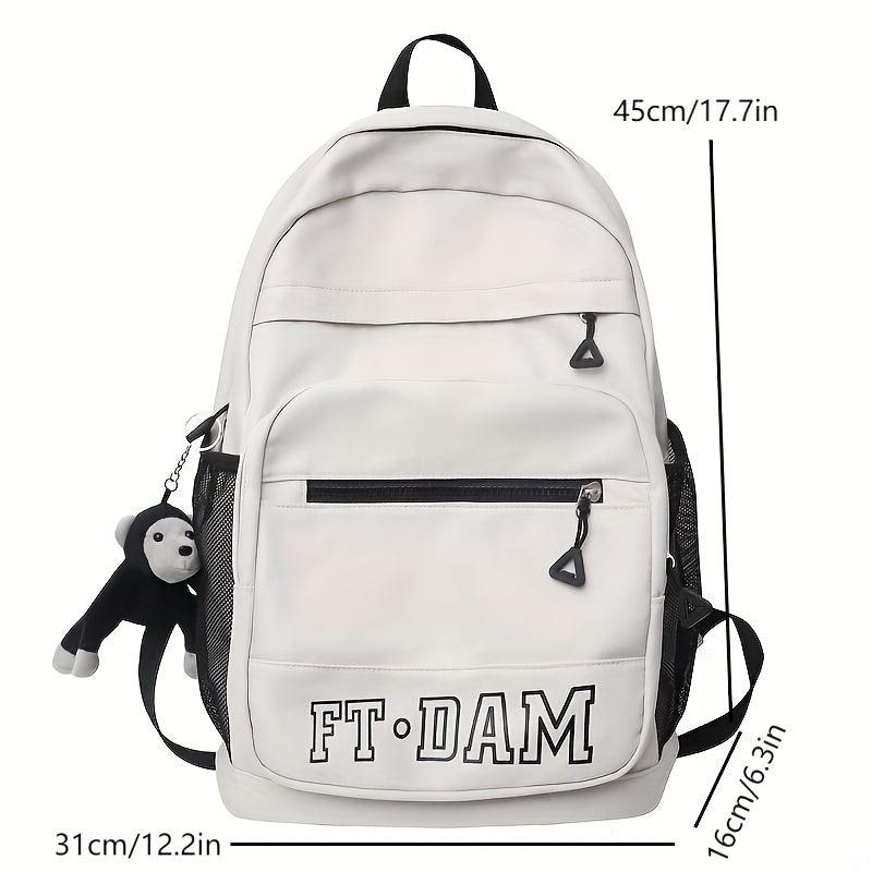 Casual Minimalist Backpack School Bag Large Capacity