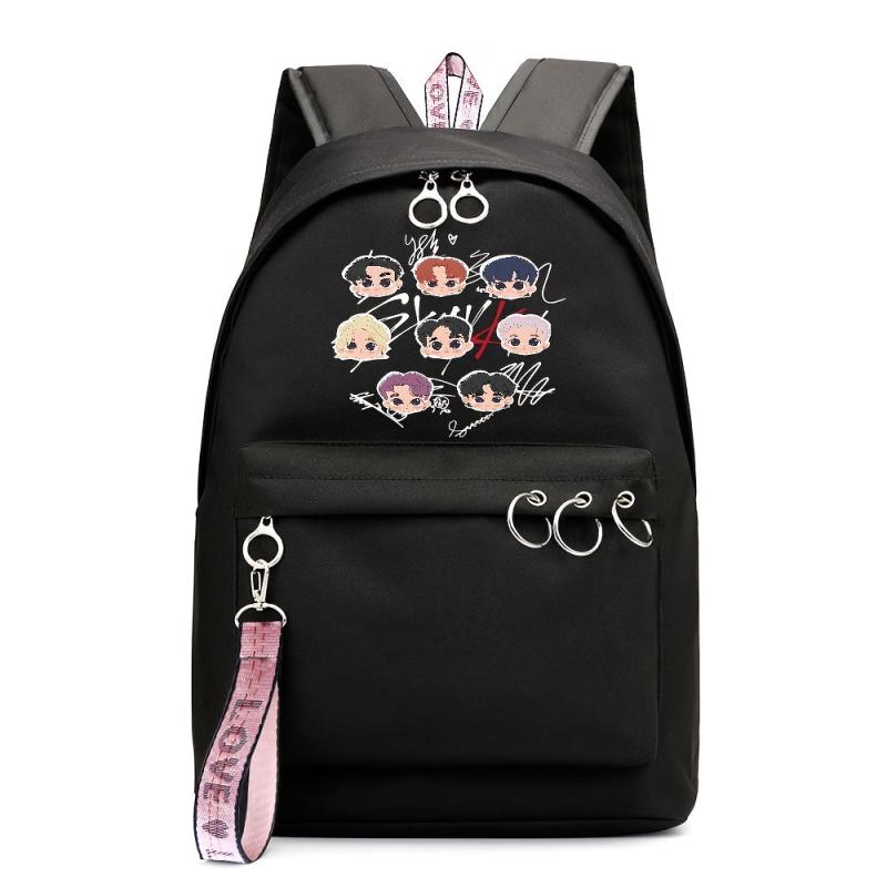 Anime Character Pattern Backpack Large Capacity Waterproof Travel Work Bag