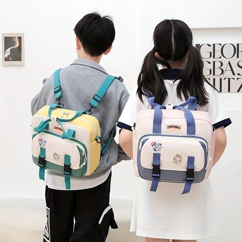 Elementary School Boys Art Bag 3 In 1 Use Waterproof Backpack