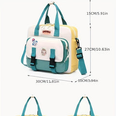 Elementary School Boys Art Bag 3 In 1 Use Waterproof Backpack