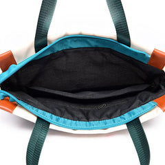 Contrast Backpack Large Capacity Double Shoulder Bag Women's Travel Bag