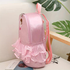 Children's Dance Bag Ballet Bag Backpack Lace Dancing Storage Bag
