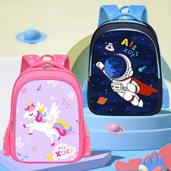 Kids Lightweight Schoolbag Cartoon Pattern Backpack For Primary School