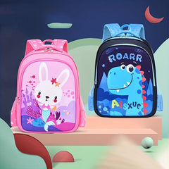 Kids Lightweight Schoolbag Cartoon Pattern Backpack For Primary School
