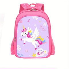 Kids Lightweight Schoolbag Cartoon Pattern Backpack For Primary School