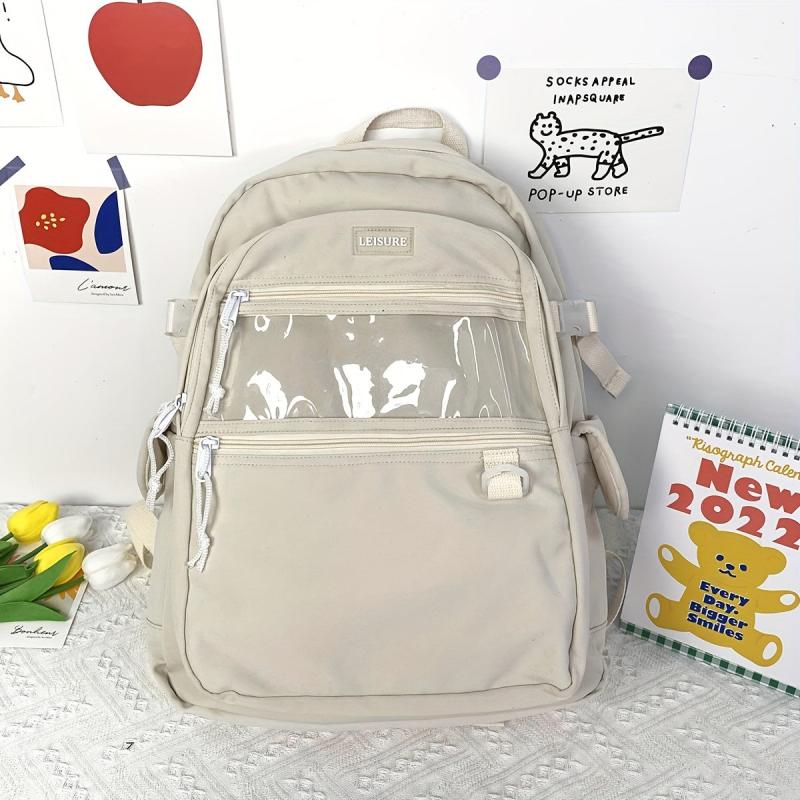 Schoolbag Women Junior High School Student Backpack Large Capacity Travel Bag