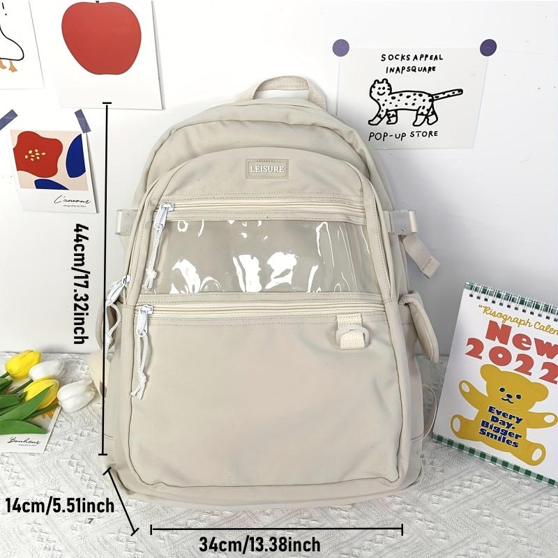 Schoolbag Women Junior High School Student Backpack Large Capacity Travel Bag