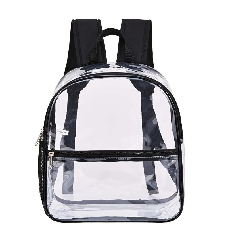 PVC Transparent Beach Bag Jelly Bag Casual Backpack Waterproof Dirt-proof