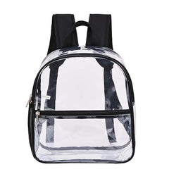 PVC Transparent Beach Bag Jelly Bag Casual Backpack Waterproof Dirt-proof