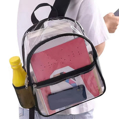 PVC Transparent Beach Bag Jelly Bag Casual Backpack Waterproof Dirt-proof