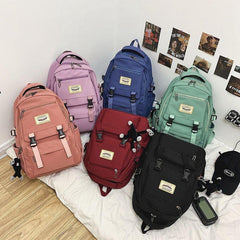 Casual Large Capacity Backpack With Adjustable Strap