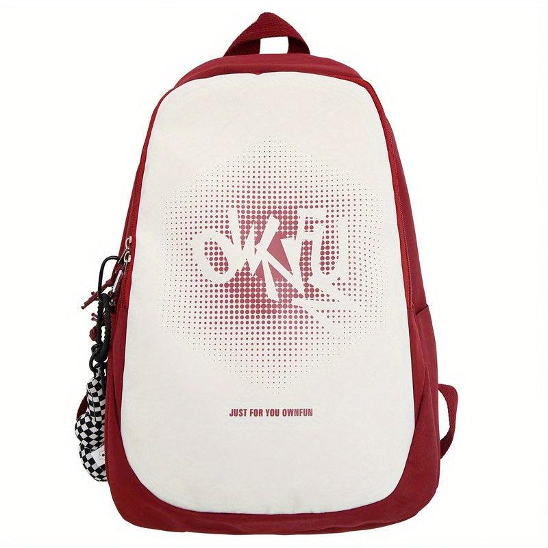 Casual Summer Backpack for Female Students, Large Capacity