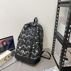 Graffiti Backpack Large Capacity School College Student