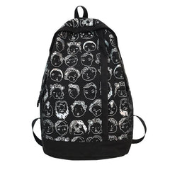 Graffiti Backpack Large Capacity School College Student
