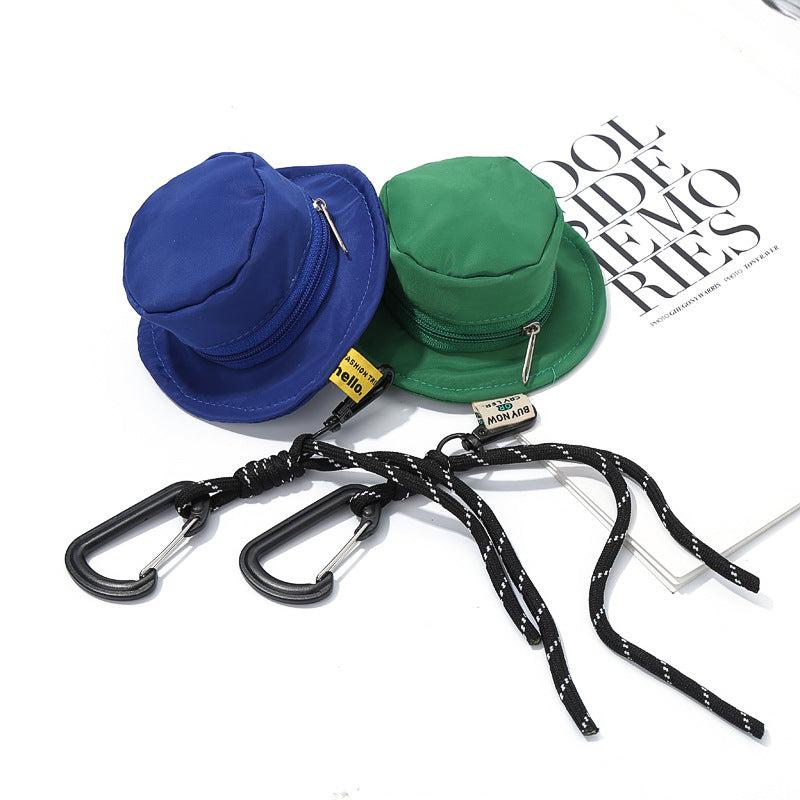 Portable Hat Shape Coin Purse Mini Small Storage Bag
