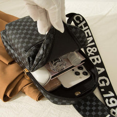 Geometric Pattern Sling Bag Women's Chest Bag