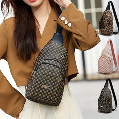 Leopard Sling Chest Bag Crossbody Streetwear