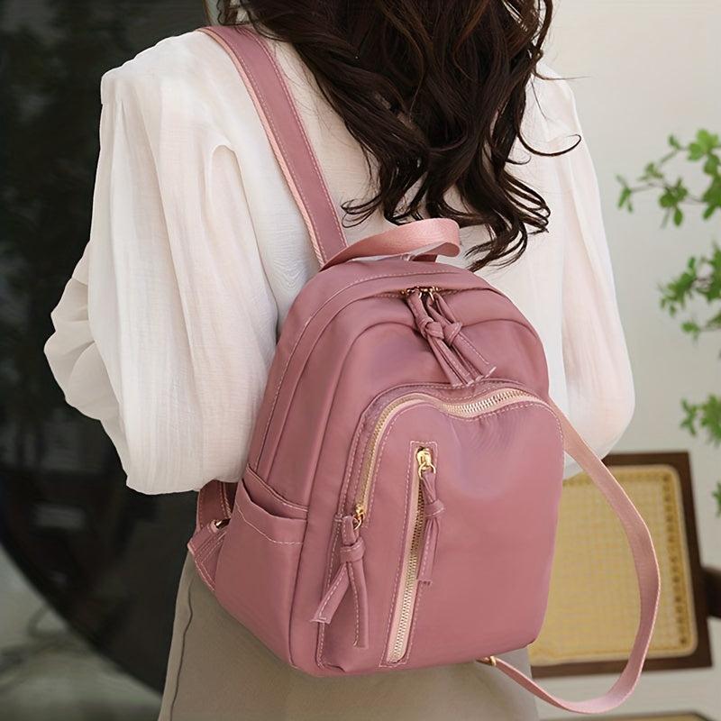 Casual Backpack Women's Lightweight School Bag Travel Anti splash Water Backpack