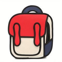Cartoon Schoolbag Pattern Backpack for Kids Boys Girls B