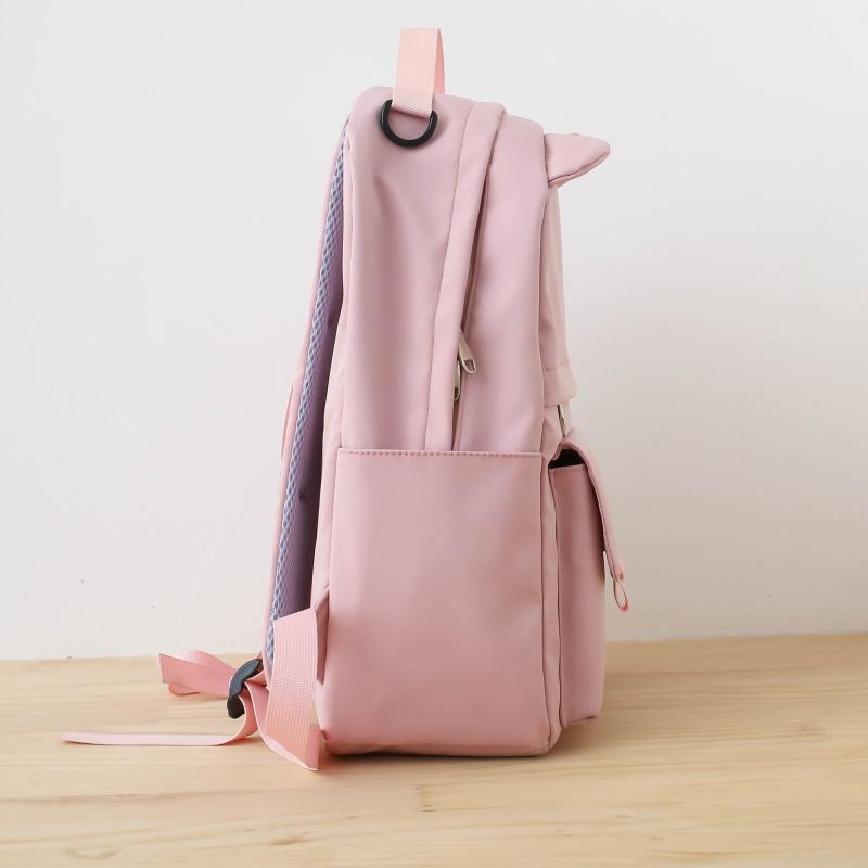 Casual Large Capacity Bear Pendant Backpack