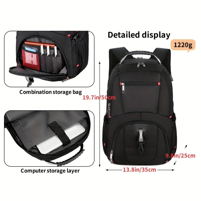 Waterproof Laptop Backpack with USB Charging Port 43