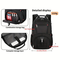 Waterproof Laptop Backpack with USB Charging Port 43