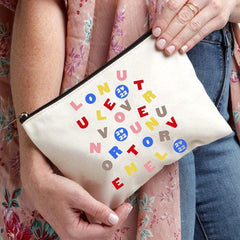 Love On Tour Pattern Cosmetics Bag Portable Travel Storage Bag Toiletry Bag