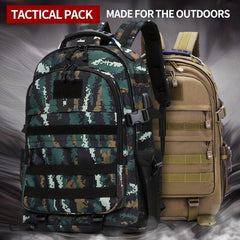 Men's Tactical Camo Backpack Outdoor Travel Backpack