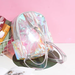 Sequin Princess Rainbow Backpack Personalized Cartoon Large capacity Storage