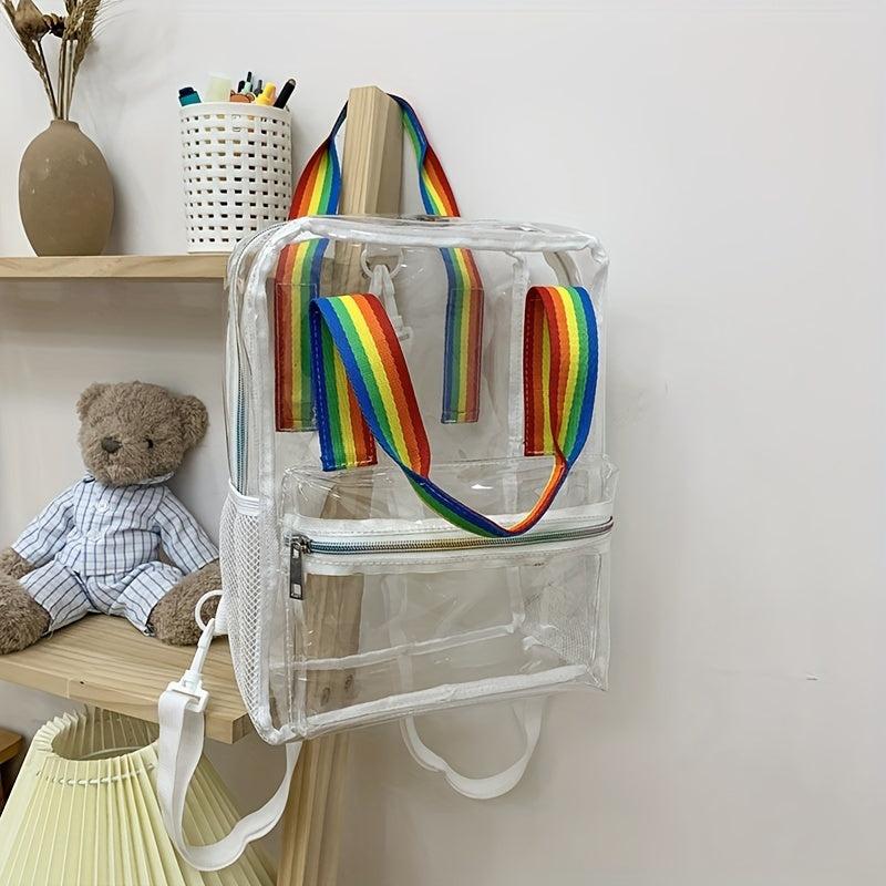 Transparent Backpacks Casual Travel Backpack School Bag