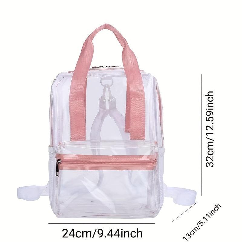 Transparent Backpacks Casual Travel Backpack School Bag