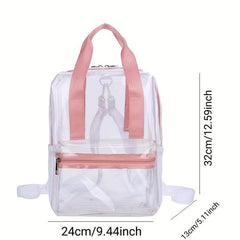 Transparent Backpacks Casual Travel Backpack School Bag