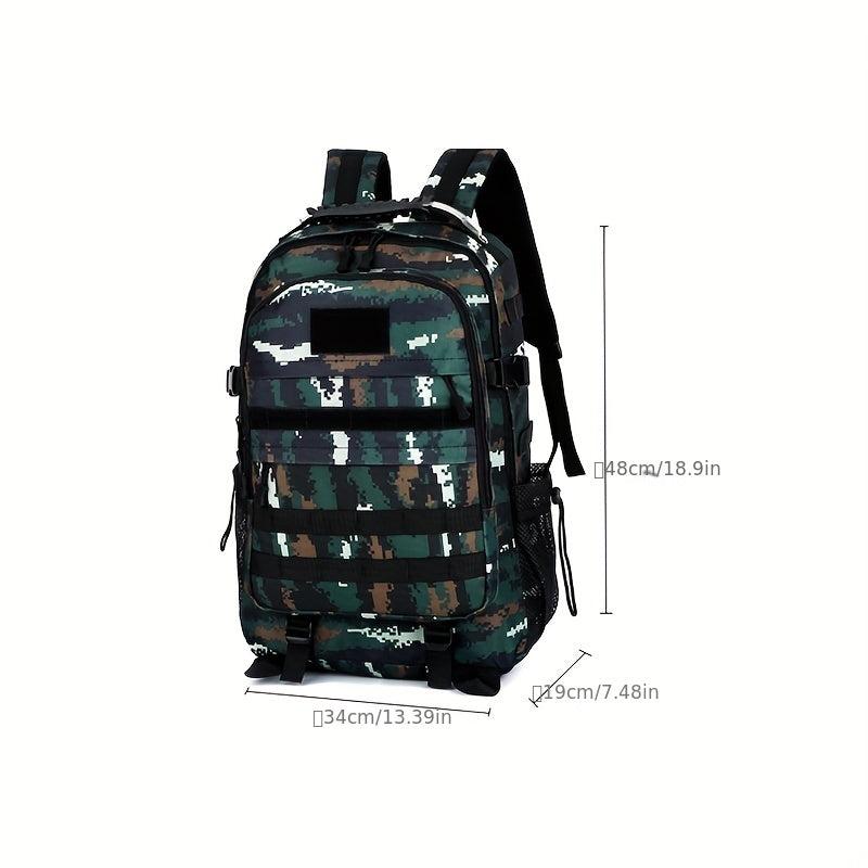 Camouflage Waterproof Nylon Backpack for Sports and Tactics